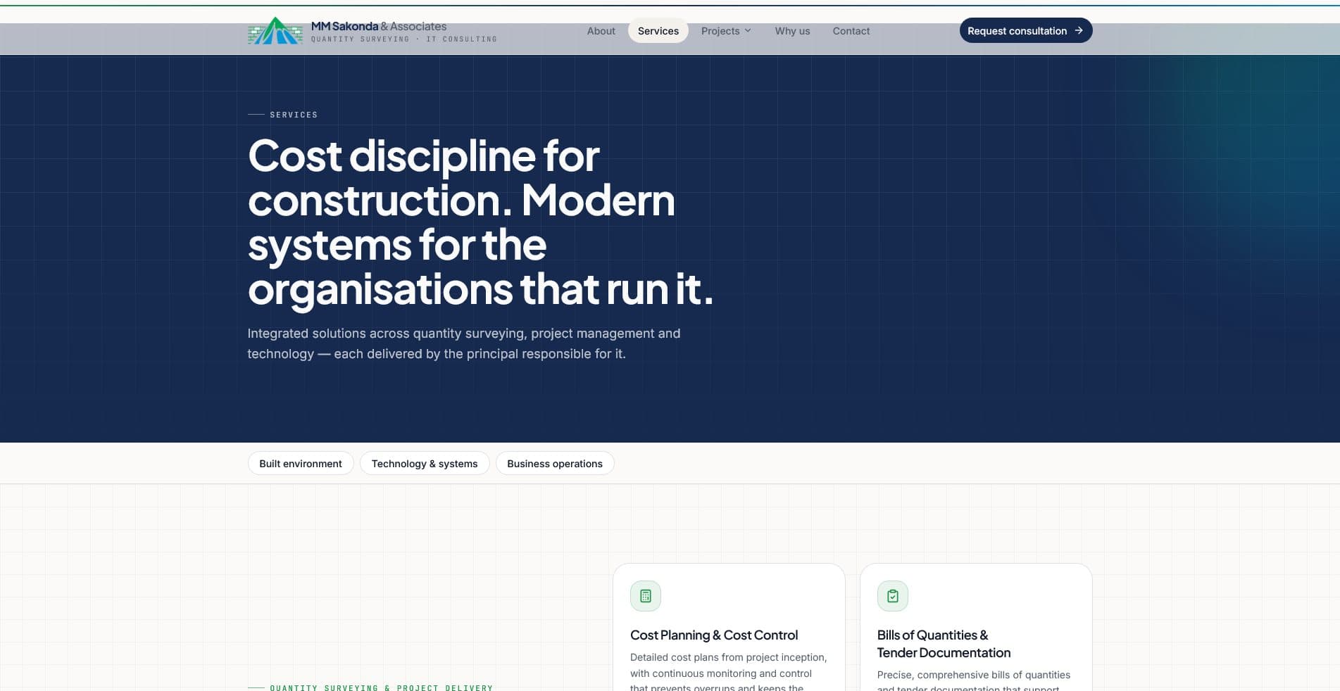 MM Sakonda & Associates — Corporate Website Platform - Image 3