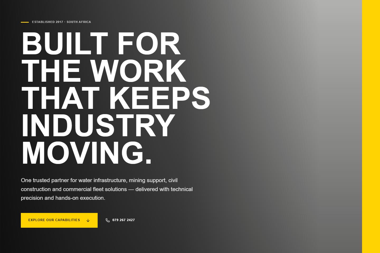 Imvhubu Mining & Industrial — Corporate Website & CMS